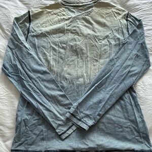 Faherty Faded Blue Long Sleeve Tee